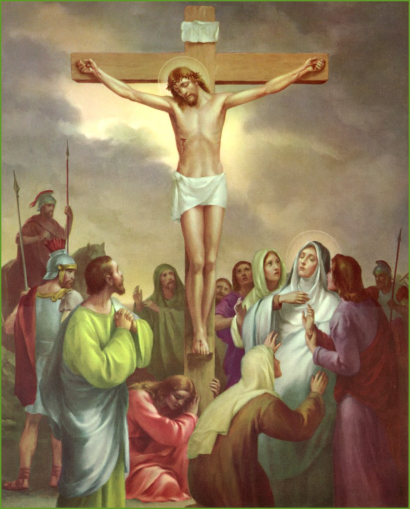 TWELFTH STATION: JESUS IS RAISED UPON THE CROSS AND&nbsp;DIES